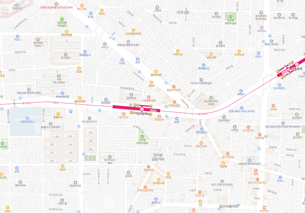 대명동 상가임대 안지랑역 도보 1분 매물 4 image